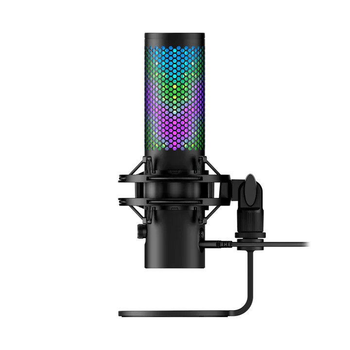 HyperX QuadCast 2 S Wired Multi-Pattern USB Electret Condenser Microphone