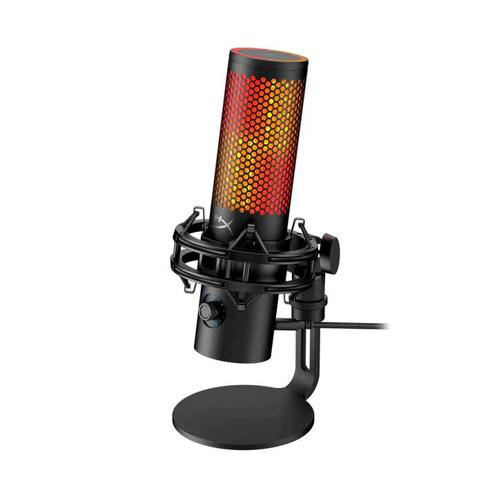 HyperX QuadCast 2 S Wired Multi-Pattern USB Electret Condenser Microphone