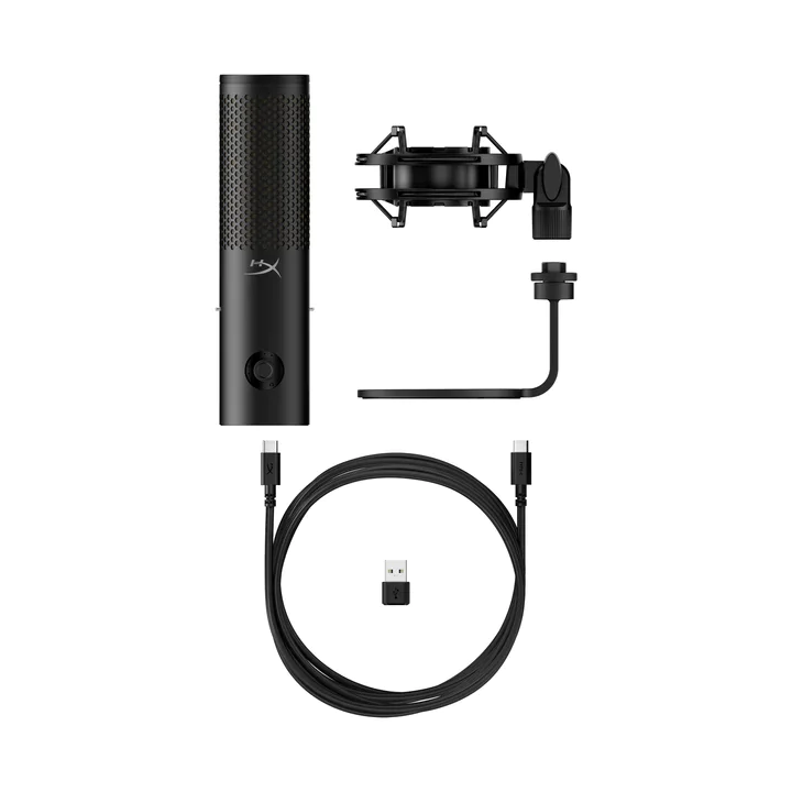HyperX QuadCast 2 S Wired Multi-Pattern USB Electret Condenser Microphone