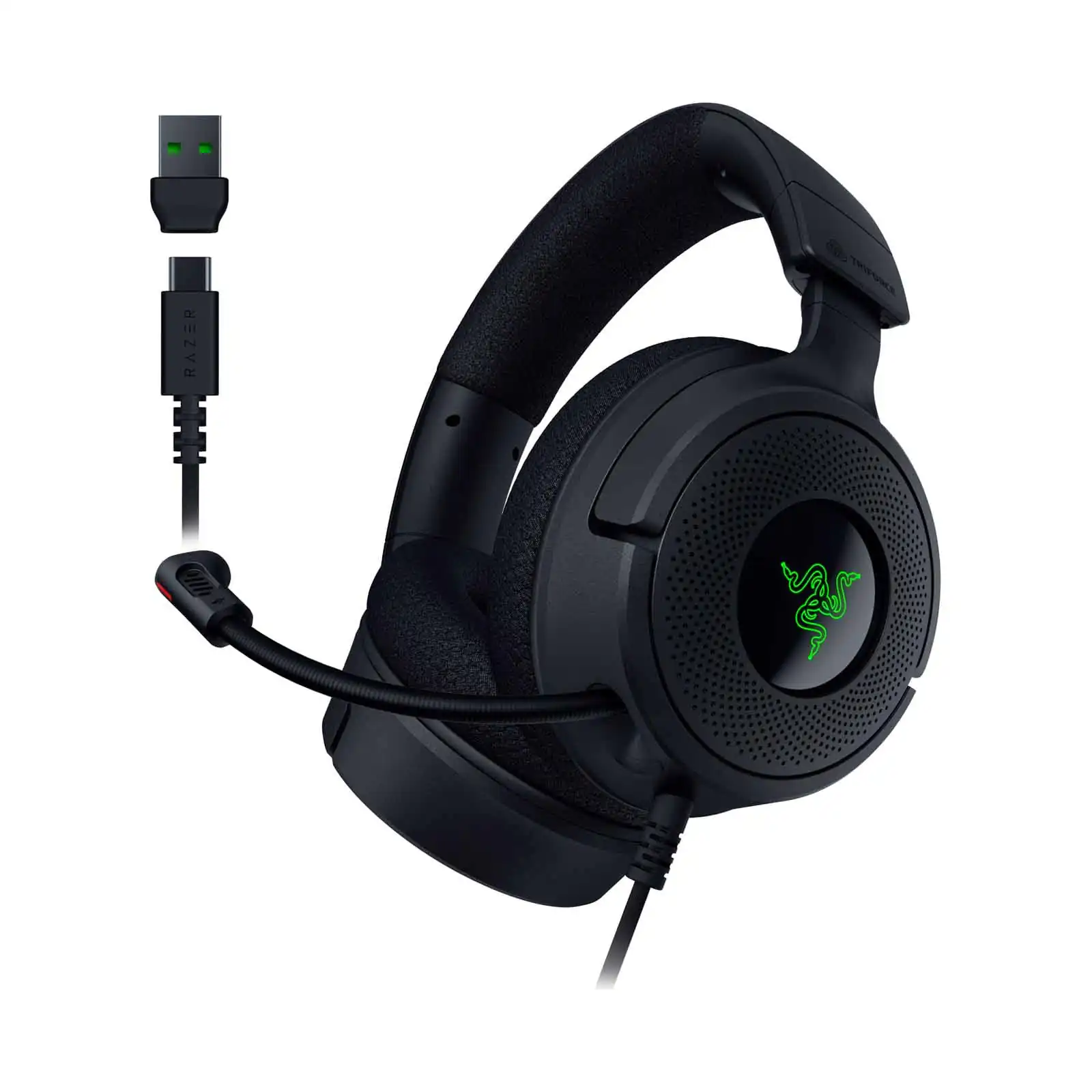 Razer Kraken V4 X Wired Gaming Headset with Chroma RGB – For PC, Mac, PS5, Nintendo Switch, Steam Deck