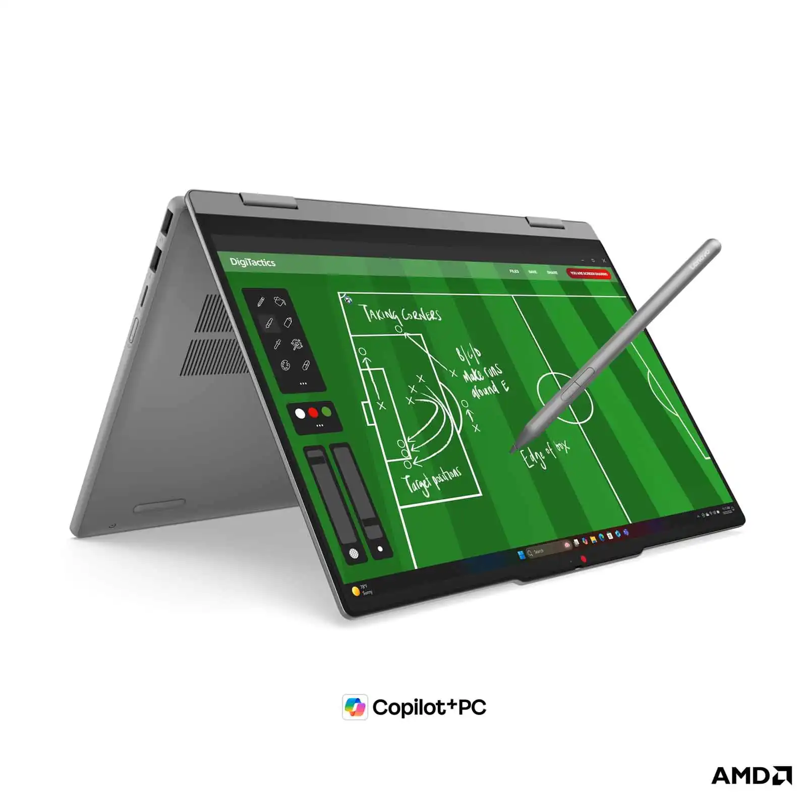[Same‑Day Delivery] Lenovo IdeaPad 5 2-in-1 Convertible Laptop – 14" WUXGA Touch – AMD Ryzen AI 7 – 16GB RAM – 1TB SSD