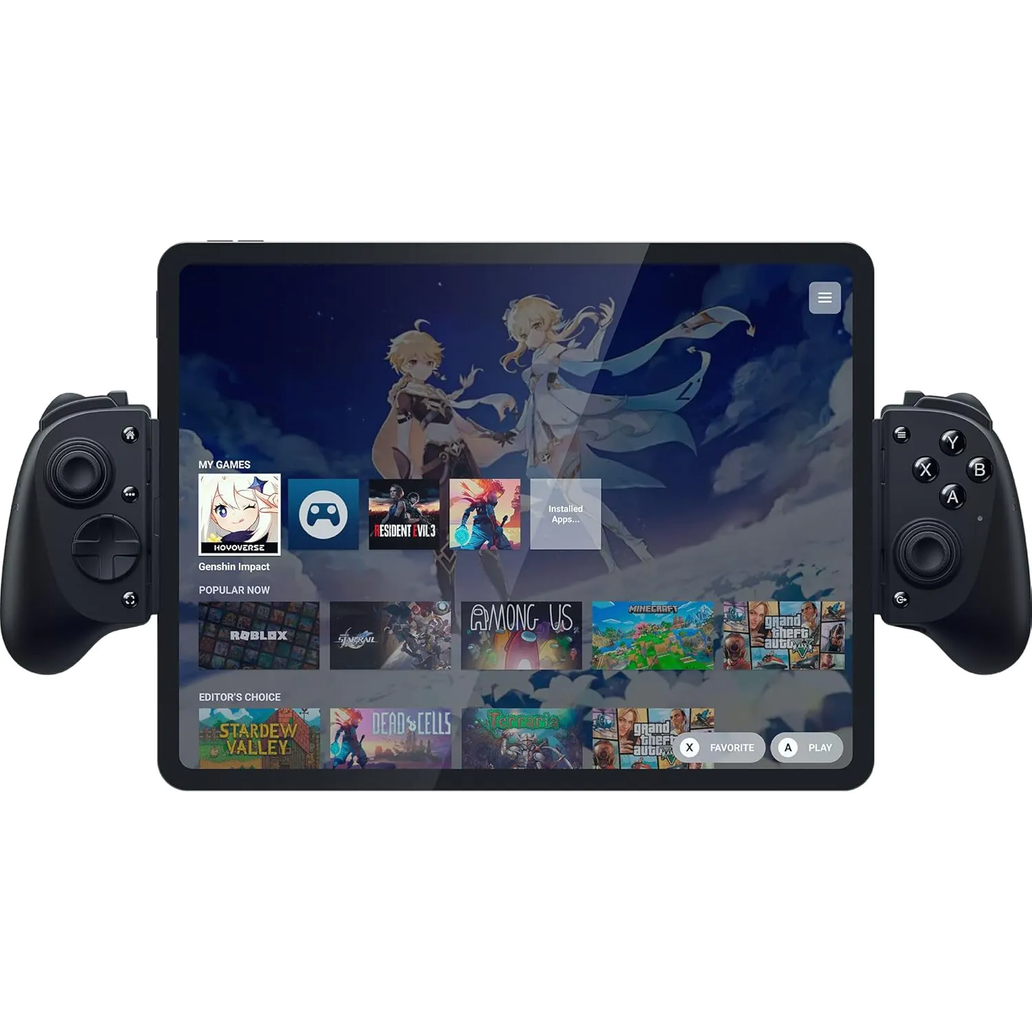 Razer Kishi V3 Pro XL - Haptic USB-C Gaming Controller for Full-Sized Tablets