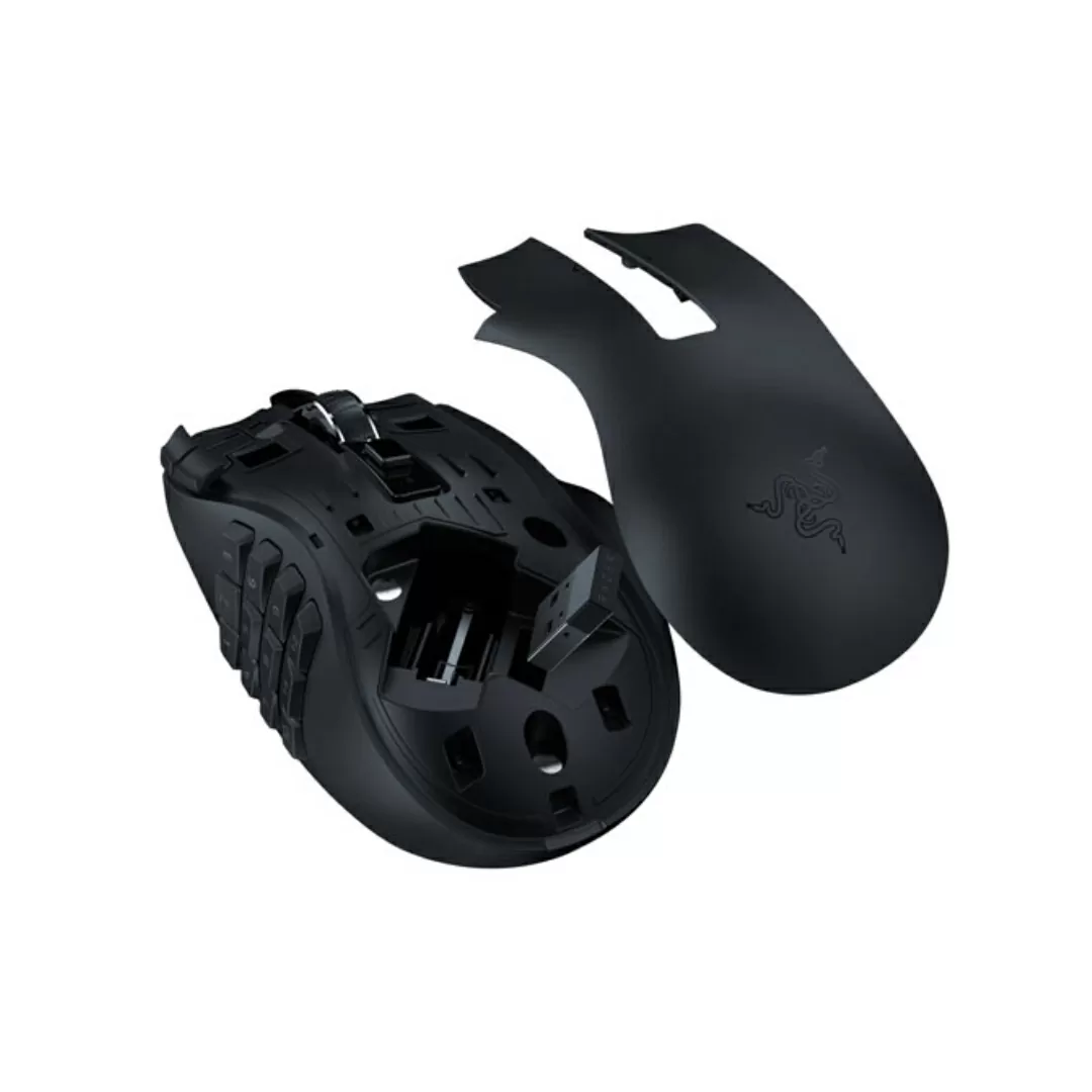 Razer Naga V2 HyperSpeed MMO Wireless Optical Gaming Mouse 19 Programmable Buttons