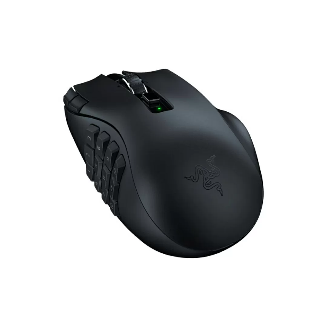 Razer Naga V2 HyperSpeed MMO Wireless Optical Gaming Mouse 19 Programmable Buttons