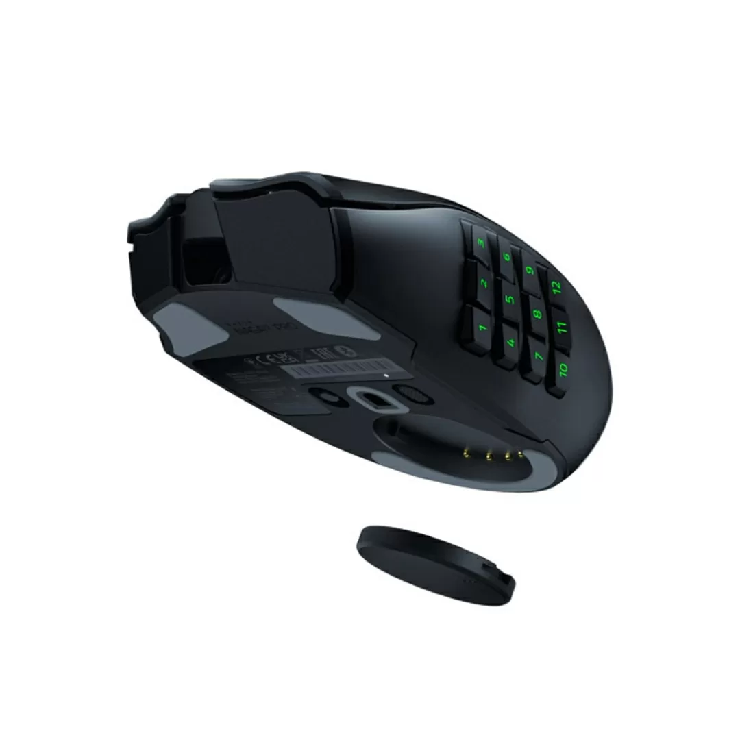 Razer Naga V2 Pro Wireless MMO Gaming Mouse Focus Pro 30K Optical Sensor