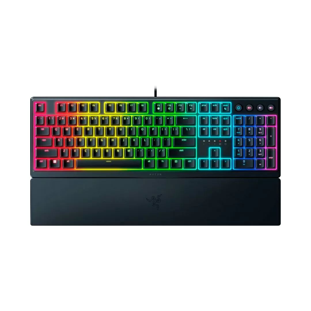 Razer Ornata V3 Full-Size Low-profile Wired Mecha-Membrane Gaming Keyboard