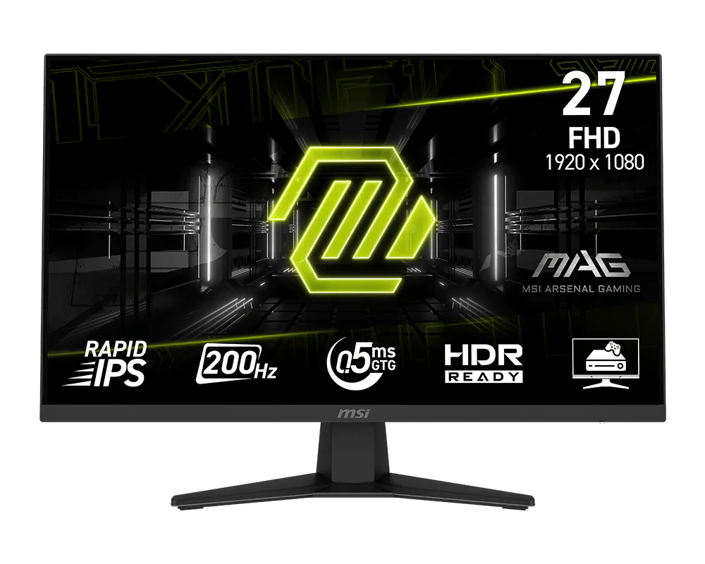 MSI MAG 274F – 27" FHD Rapid IPS 200Hz – 0.5ms – FreeSync Gaming Monitor