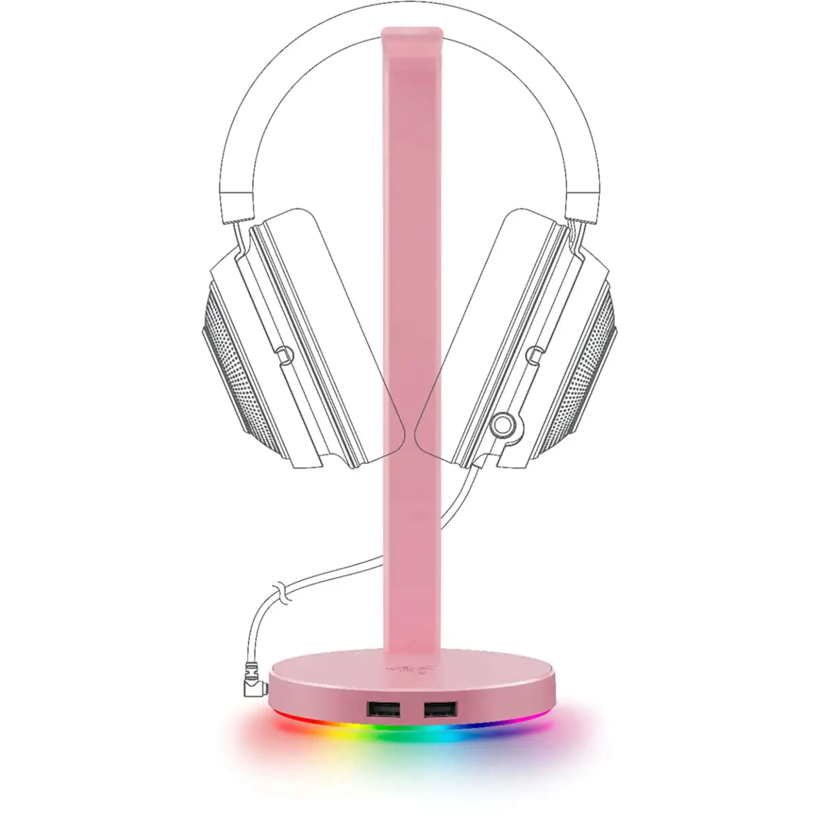 Razer Base Station V2 Chroma Headset Stand USB Hub with Razer Chroma RGB