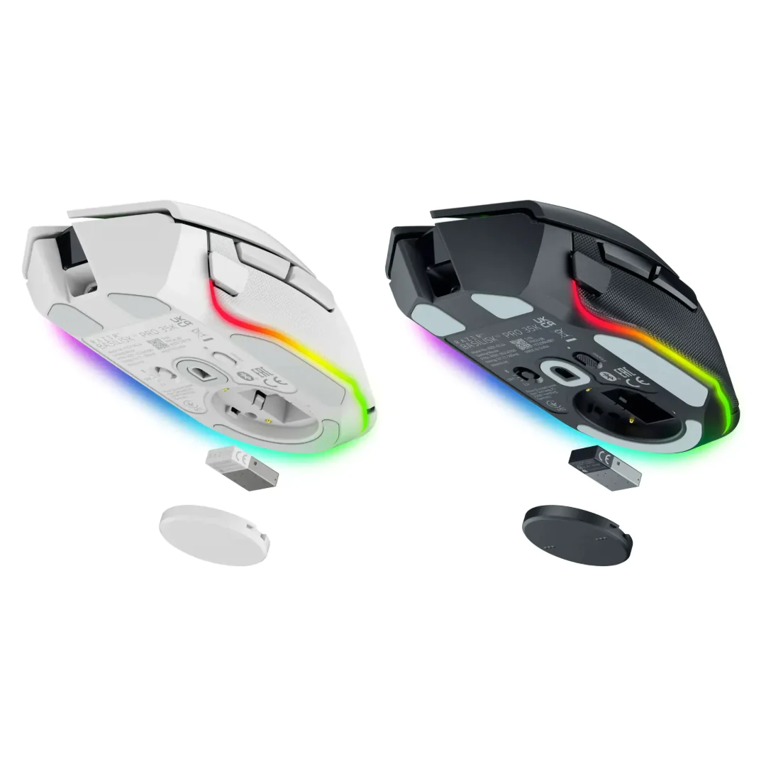 Razer Basilisk V3 Pro 35K Wireless Ergonomic Gaming Mouse with HyperScroll Tilt Wheel & Chroma RGB Lighting