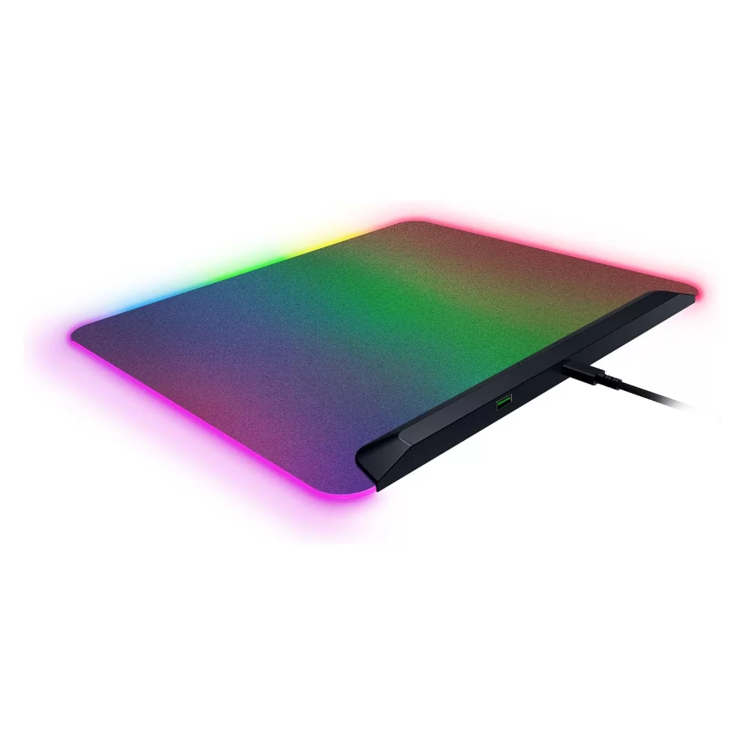 Razer Firefly V2 Pro Hard Surface Fully Illuminated RGB Gaming Mouse Mat - Black