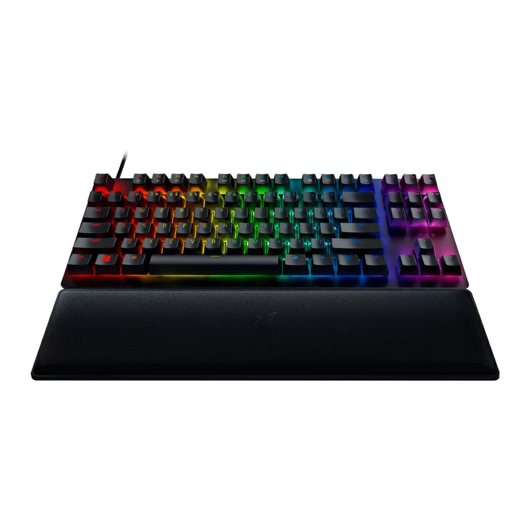 Razer Huntsman V2 TKL Wired Optical Switch Gaming Keyboard with Chroma RGB (Clicky Optical Switch (Purple)