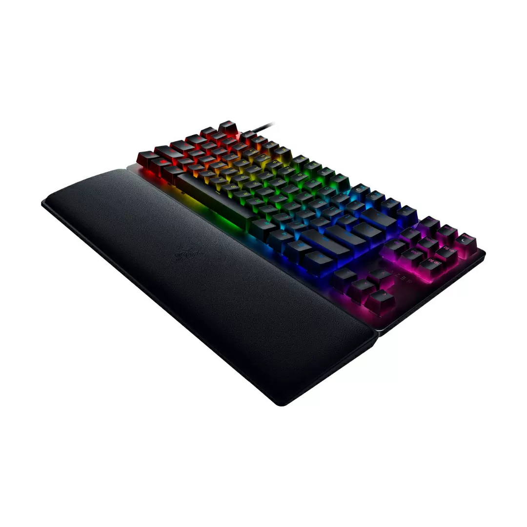 Razer Huntsman V2 TKL Wired Optical Switch Gaming Keyboard with Chroma RGB (Clicky Optical Switch (Purple)