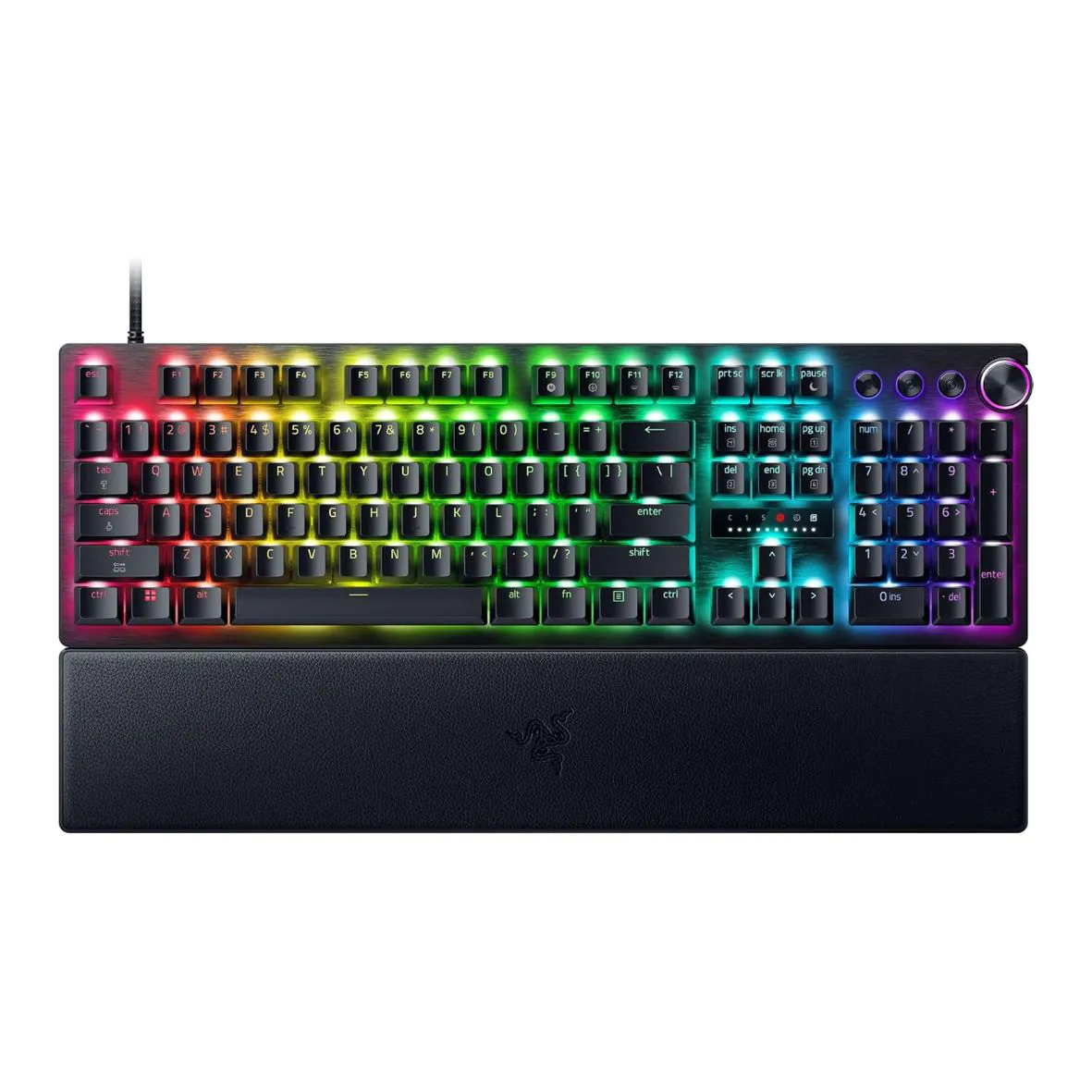 Razer Huntsman V3 Pro 8KHz Full Size – Analog Optical Switches Gen-2 – Rapid Trigger Gaming Keyboard