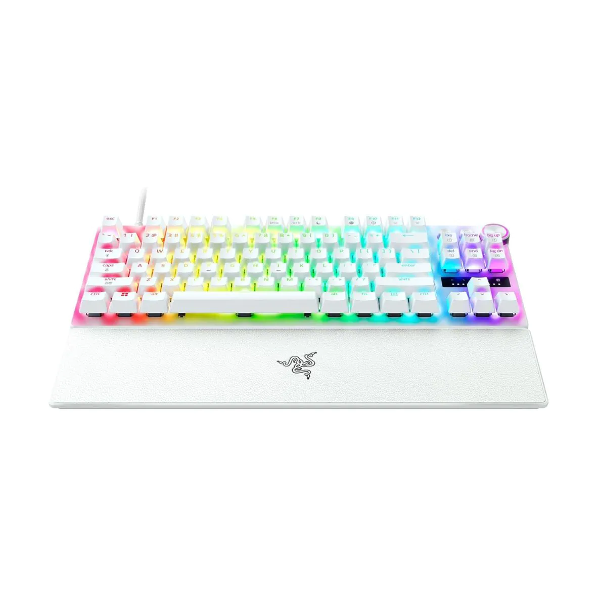 Razer Huntsman V3 Pro Tenkeyless 8KHz – Analog Optical Switches Gen-2 – Rapid Trigger Gaming Keyboard - White