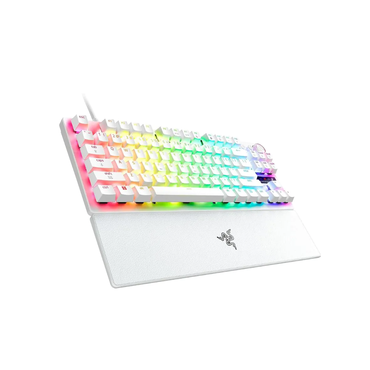 Razer Huntsman V3 Pro Tenkeyless 8KHz – Analog Optical Switches Gen-2 – Rapid Trigger Gaming Keyboard - White