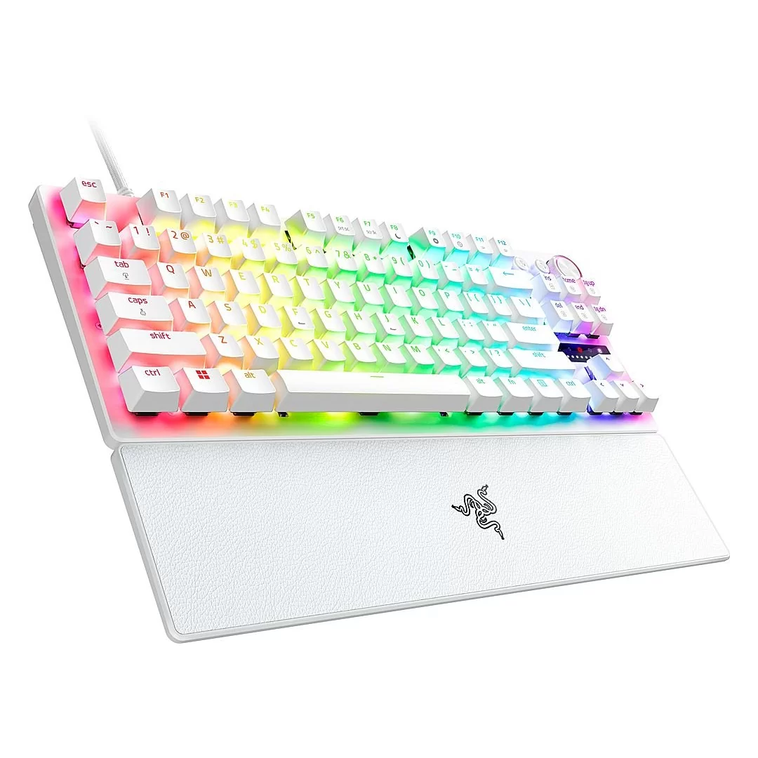 Razer Huntsman V3 Pro Tenkeyless Wired Analog Optical Esports Gaming Keyboard - Available in White or Black