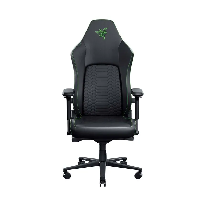 Razer Iskur V2 NewGen Ergonomic Gaming Chair – HyperFlex Lumbar Support – Black Green