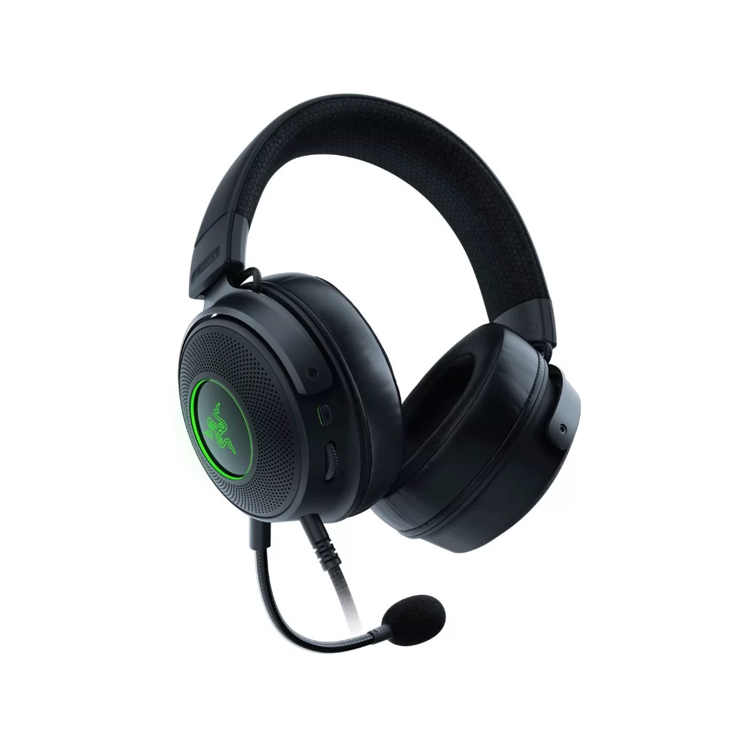 Razer Kraken V3 Wired 7.1 Surround Sound Gaming Headset for PC with Chroma RGB Lighting