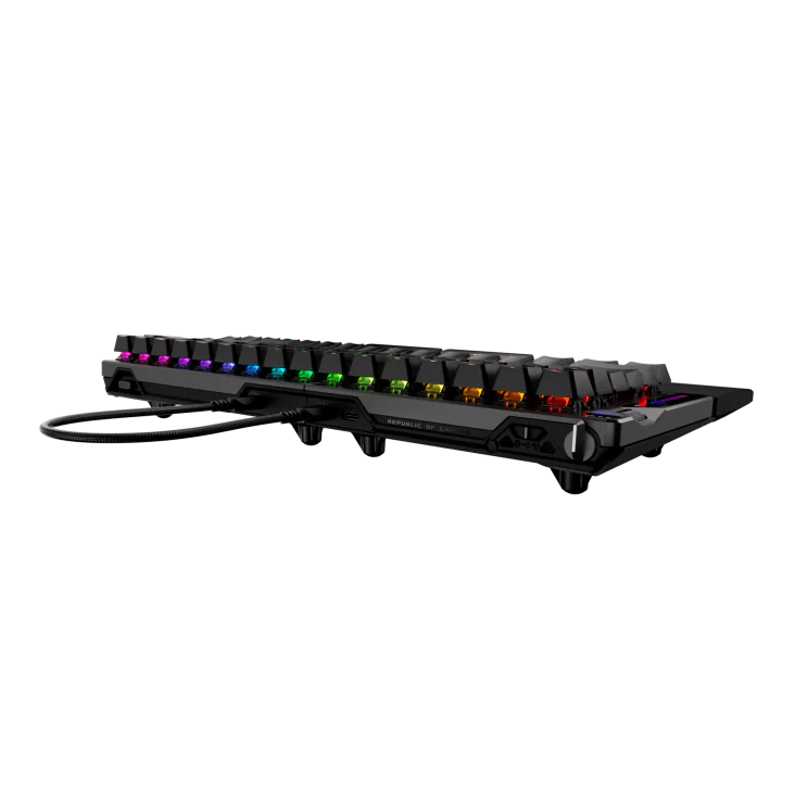 ROG Falcata 75% Wireless ROG HFX V2 Switches Magnetic Hall Effect RGB Ergonomic Gaming Keyboard with Hot-Swappable