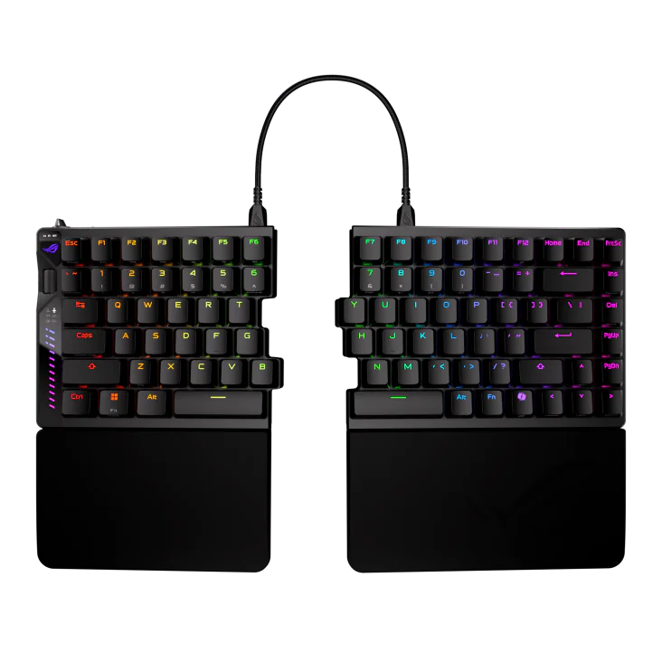 ROG Falcata 75% Wireless ROG HFX V2 Switches Magnetic Hall Effect RGB Ergonomic Gaming Keyboard with Hot-Swappable