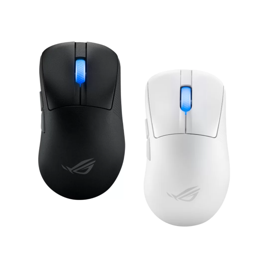 ROG Keris II Ace Wireless Ultralight 54 gram Ergonomic Gaming Mouse / Bluetooth / 2.4 GHz RF