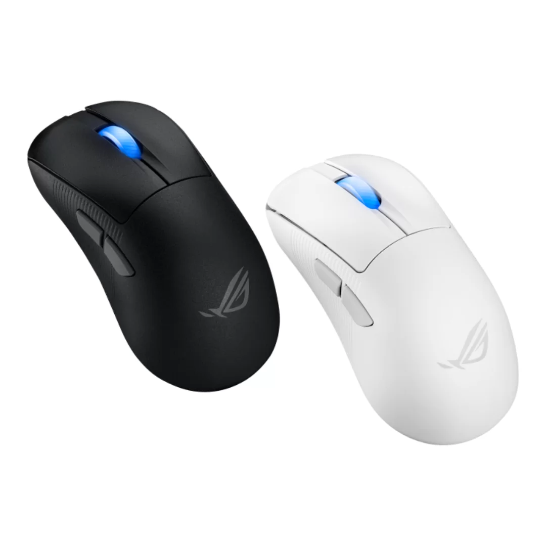 ROG Keris II Ace Wireless Ultralight 54 gram Ergonomic Gaming Mouse / Bluetooth / 2.4 GHz RF