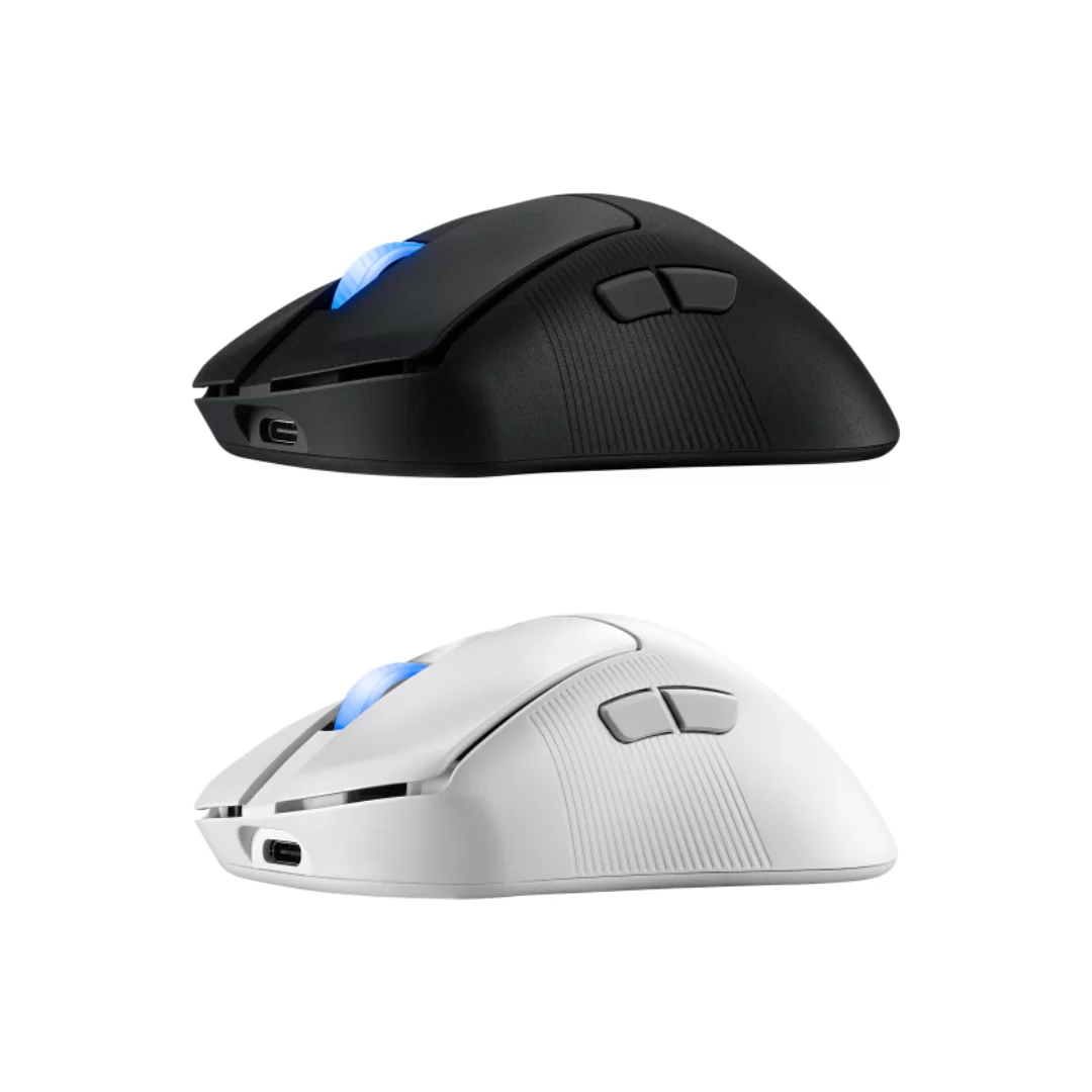 ROG Keris II Ace Wireless Ultralight 54 gram Ergonomic Gaming Mouse / Bluetooth / 2.4 GHz RF