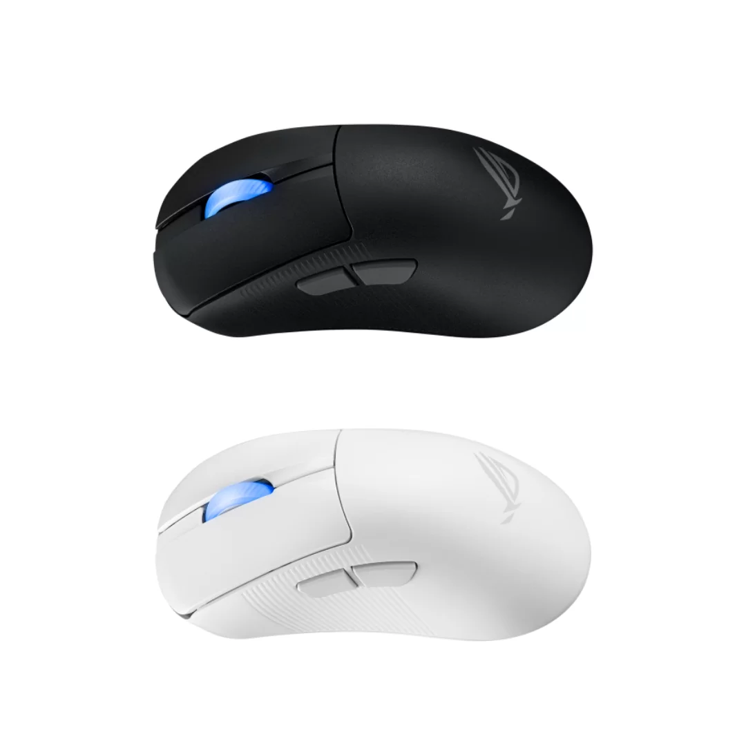 ROG Keris II Ace Wireless Ultralight 54 gram Ergonomic Gaming Mouse / Bluetooth / 2.4 GHz RF