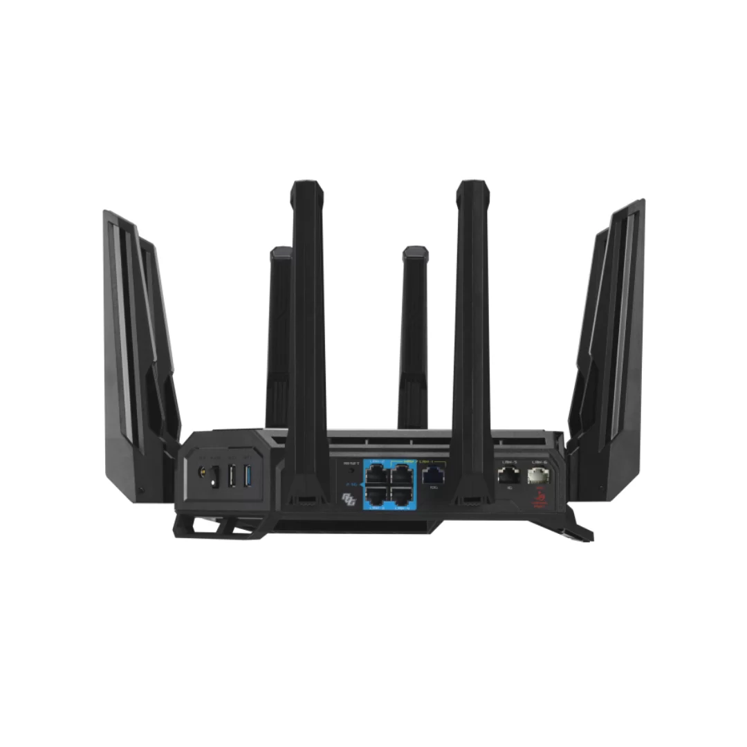 [Same‑Day Delivery] ROG Rapture GT-BE98 Quad-band WiFi 7 (802.11be) Gaming Router / AiMesh support / AiProtectio / 10G ports / VPN