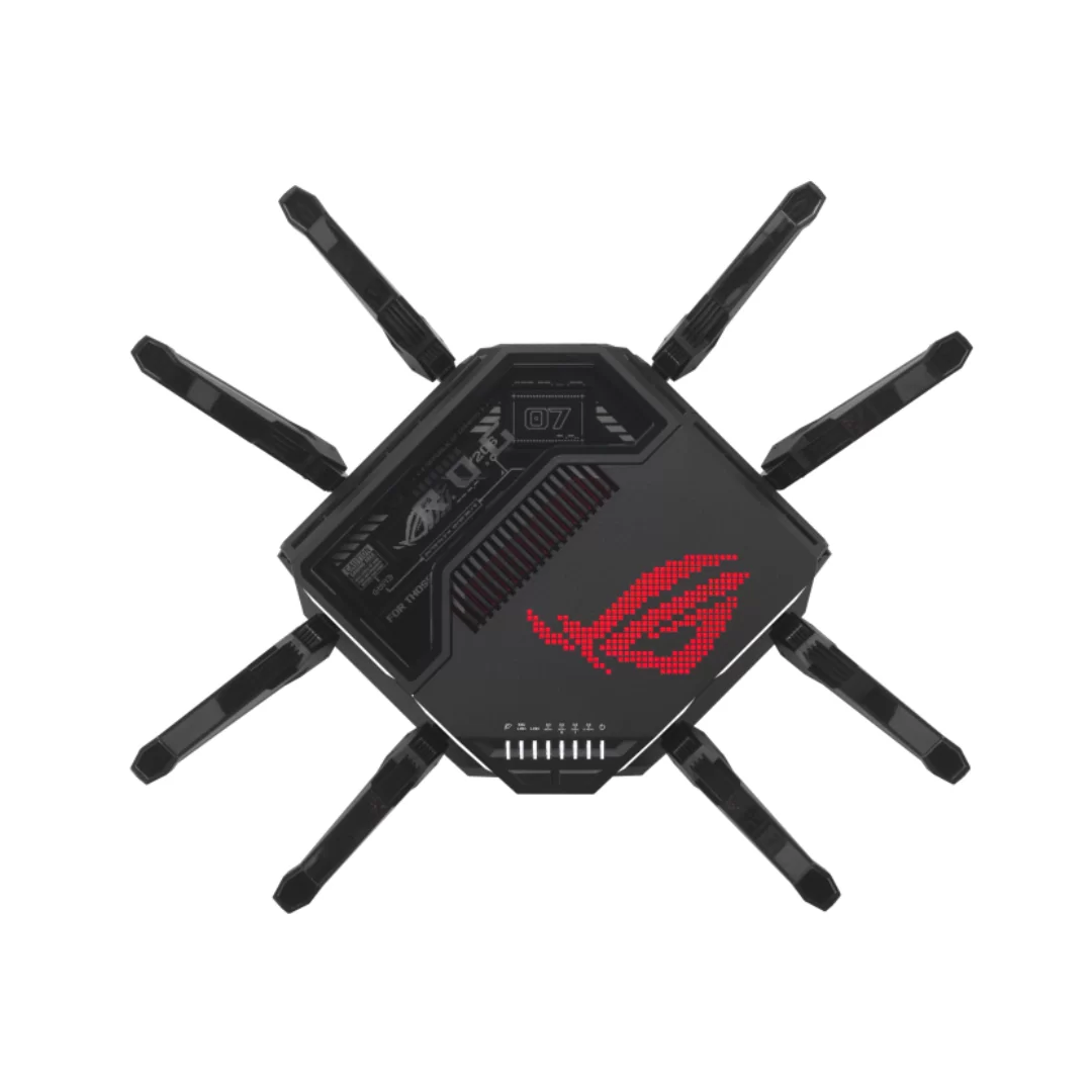 [Same‑Day Delivery] ROG Rapture GT-BE98 Quad-band WiFi 7 (802.11be) Gaming Router / AiMesh support / AiProtectio / 10G ports / VPN