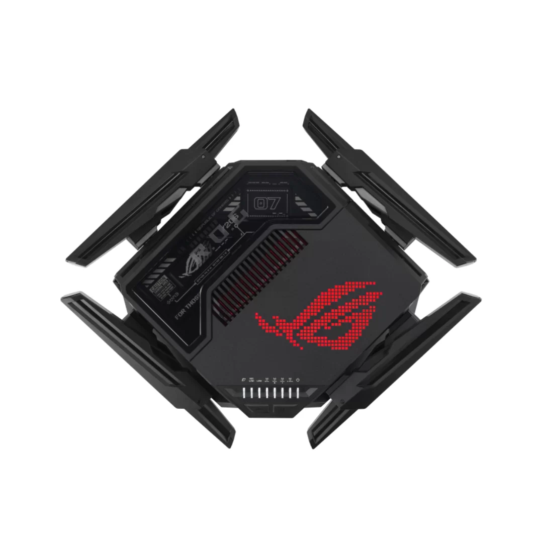 [Same‑Day Delivery] ROG Rapture GT-BE98 Quad-band WiFi 7 (802.11be) Gaming Router / AiMesh support / AiProtectio / 10G ports / VPN