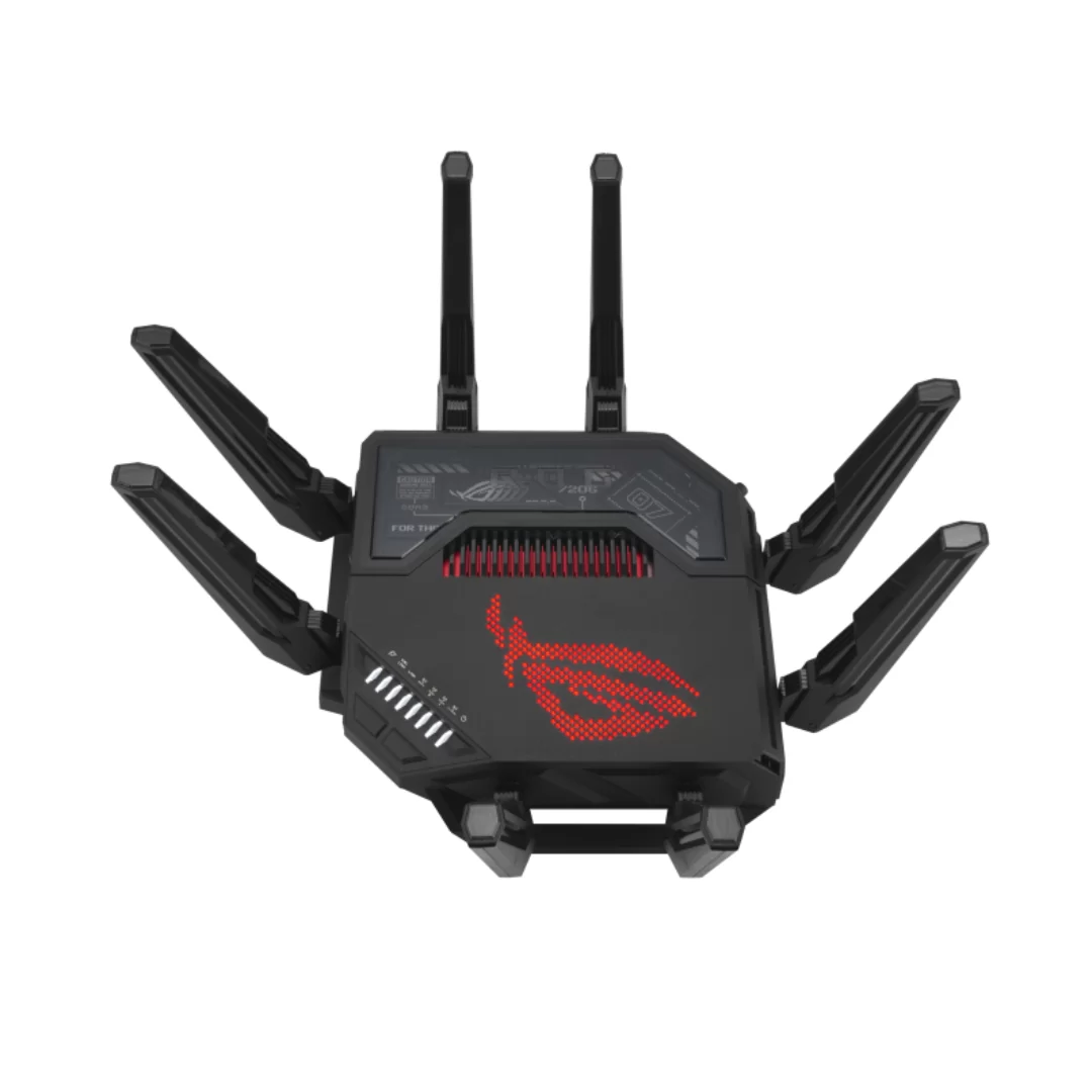 [Same‑Day Delivery] ROG Rapture GT-BE98 Quad-band WiFi 7 (802.11be) Gaming Router / AiMesh support / AiProtectio / 10G ports / VPN