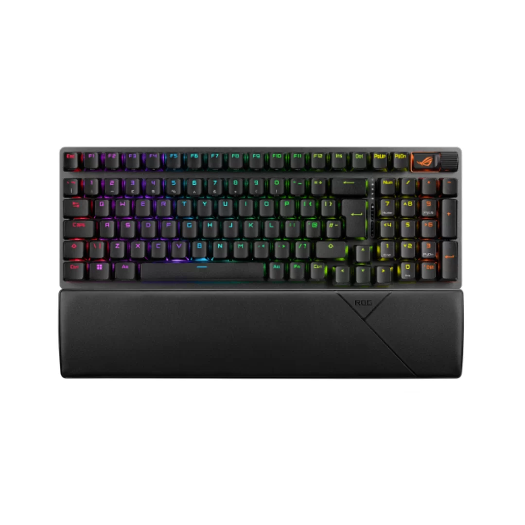 ROG Strix Scope II 96 Wireless Gaming Keyboard - Tri-Mode Connection, ABS
