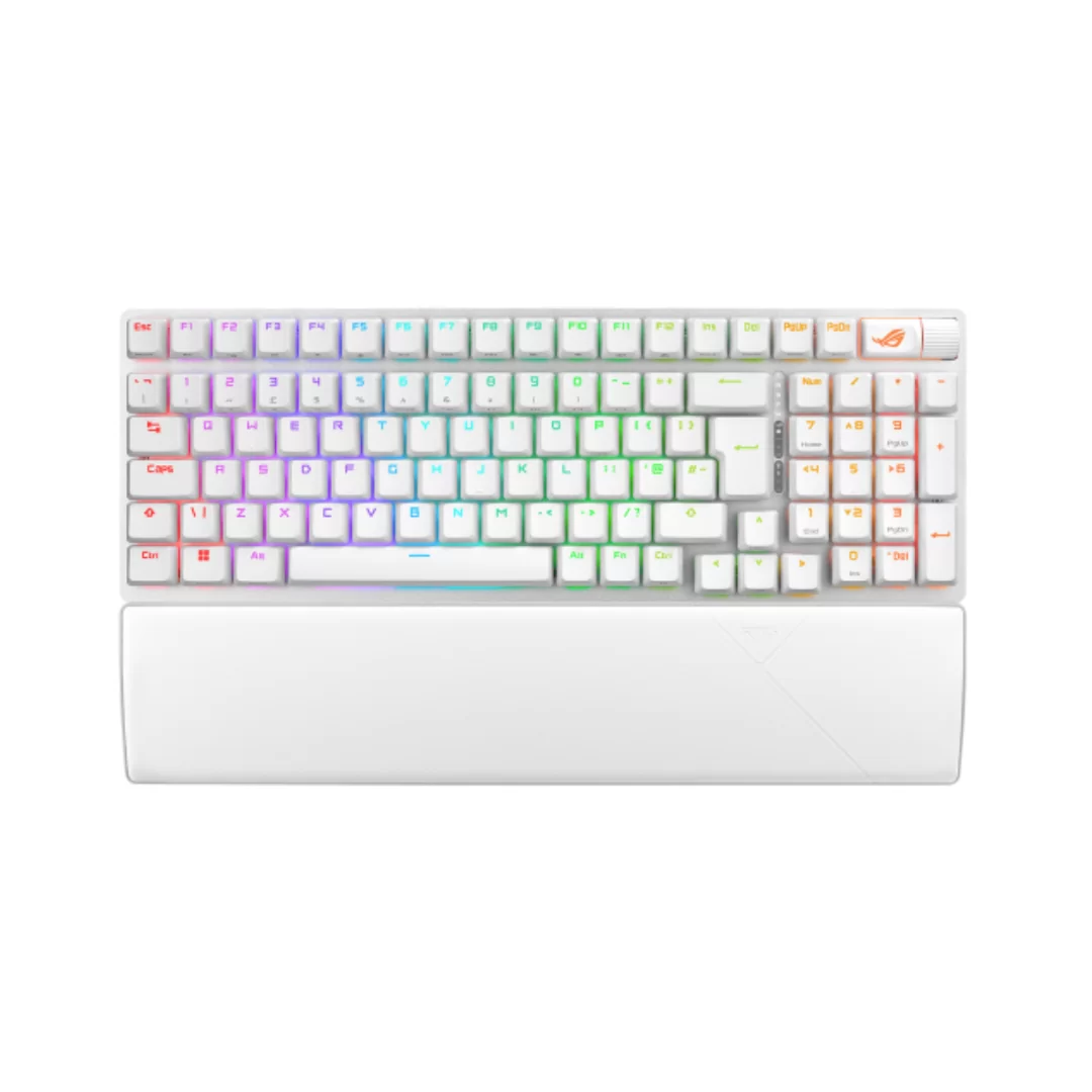 ROG Strix Scope II 96 Wireless Gaming Keyboard - Tri-Mode Connection, ABS
