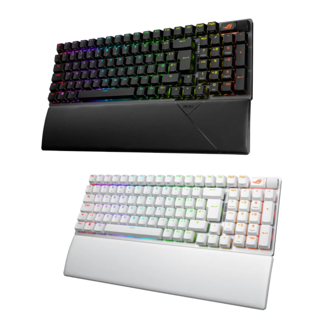 ROG Strix Scope II 96 Wireless Gaming Keyboard - Tri-Mode Connection, ABS