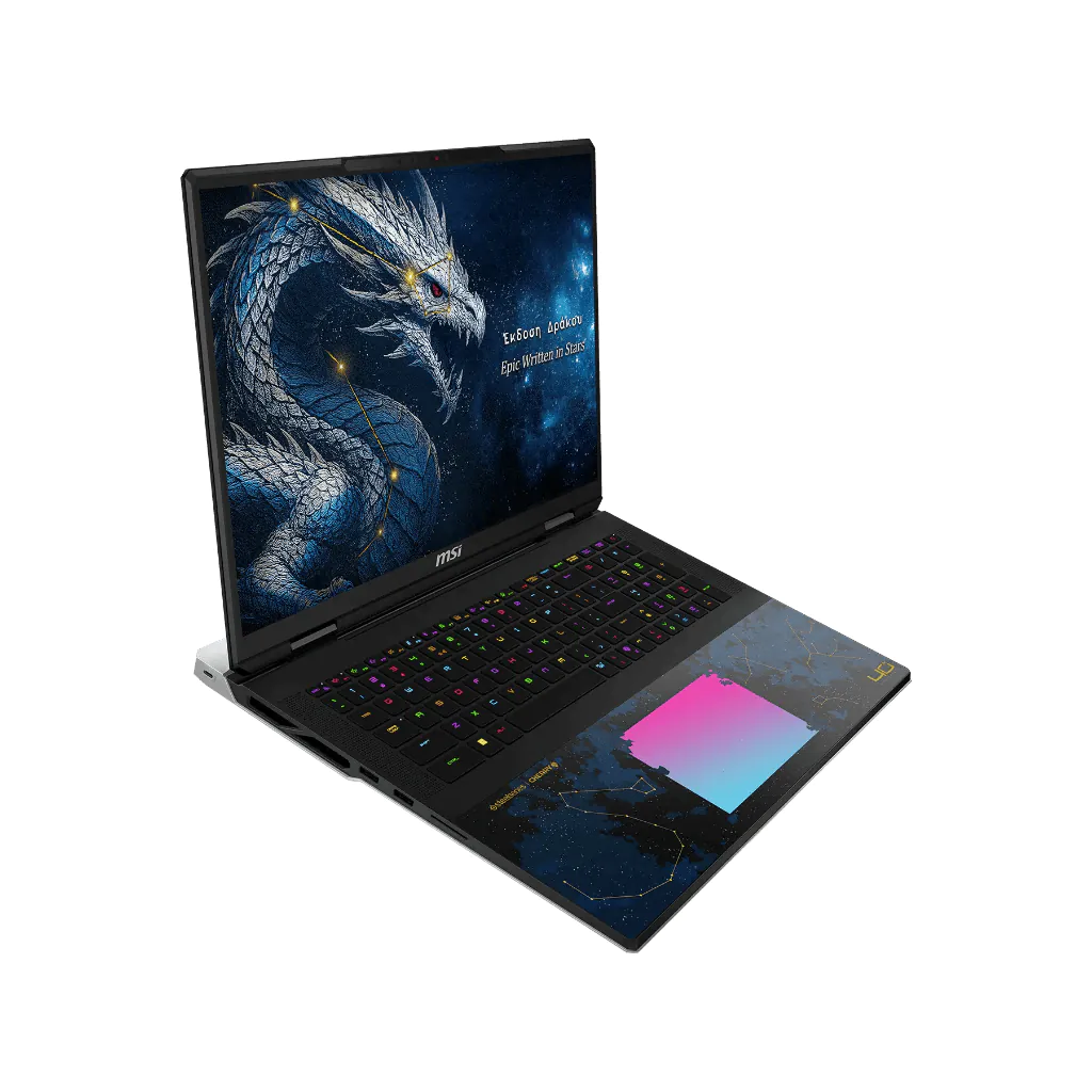 [Same‑Day Delivery] MSI Titan 18 HX Dragon Edition – 18" UHD+ 240Hz Mini LED – Intel Core Ultra 9 – RTX5090 – 96GB RAM – 4TB SSD - AI Laptop