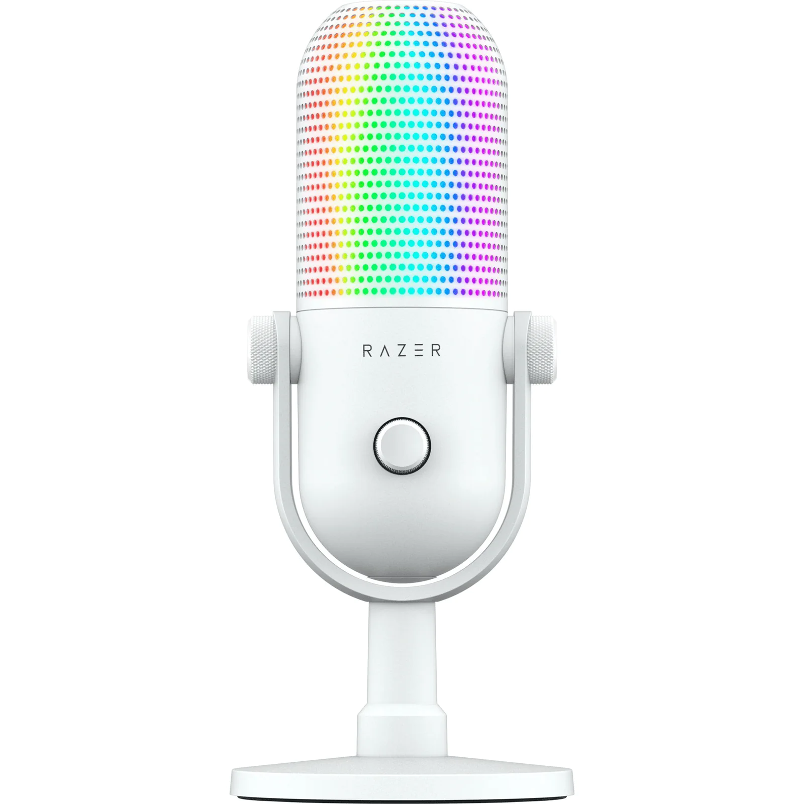 Razer Seiren V3 Chroma – 32-Bit DSP – RGB USB Condenser Microphone - White Edition