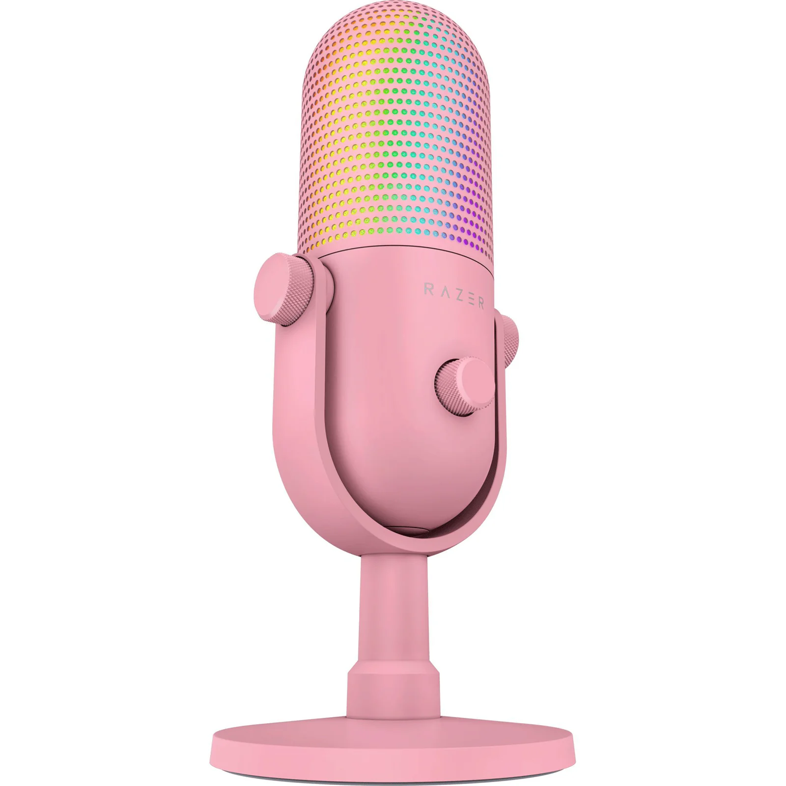 Razer Seiren V3 Chroma – 24-Bit USB Condenser Microphone – Chroma RGB – Quartz Edition