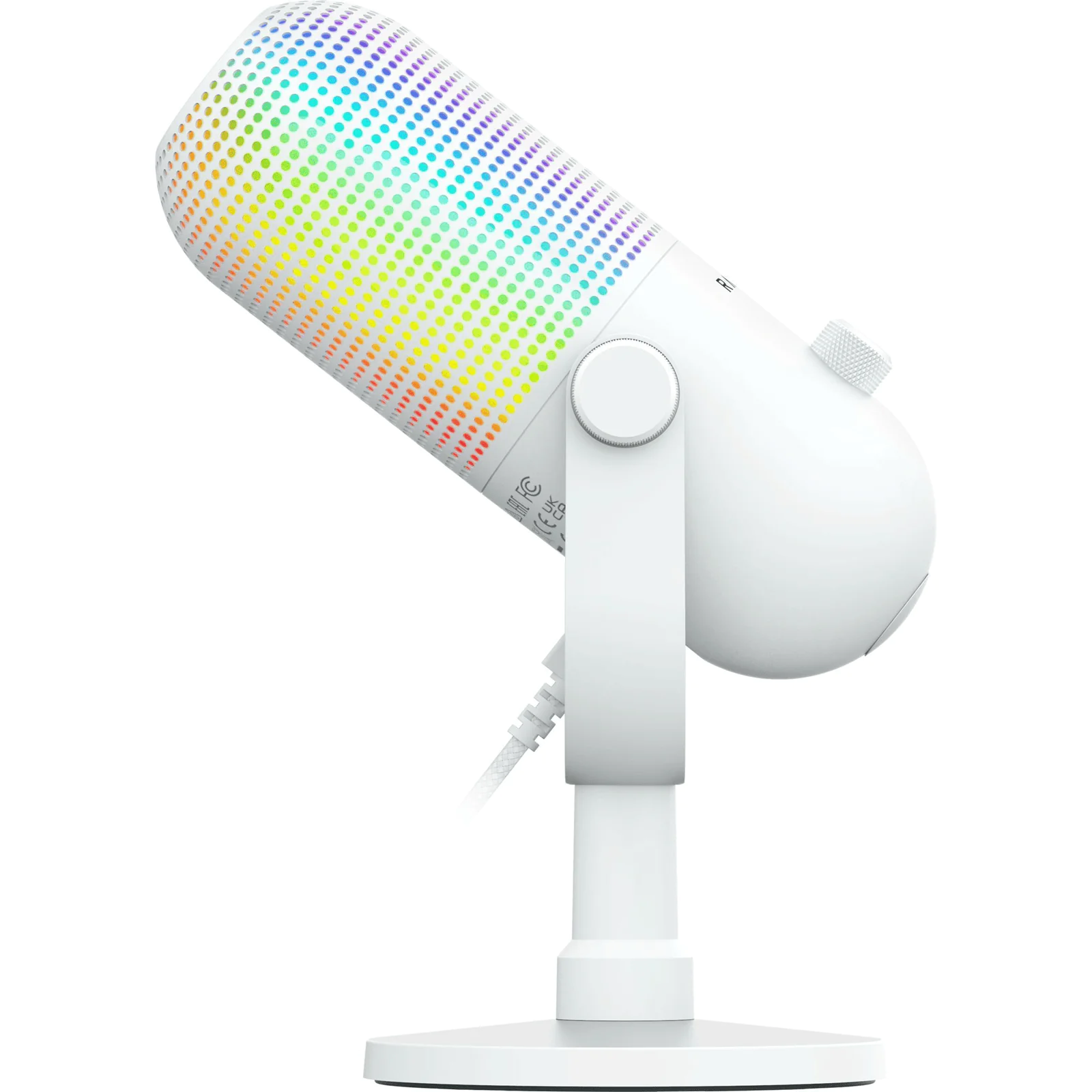 Razer Seiren V3 Chroma – 32-Bit DSP – RGB USB Condenser Microphone - White Edition