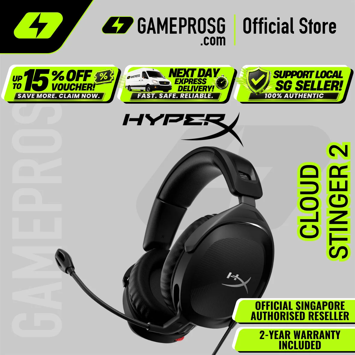 HyperX Cloud Stinger 2 Wired Gaming Headset