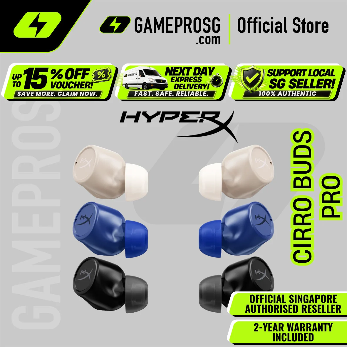 HyperX Cirro Buds Pro True Wireless Earbuds