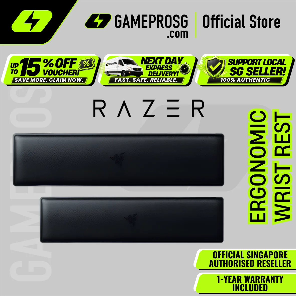 Razer Ergonomic Wrist Rest for Keyboards