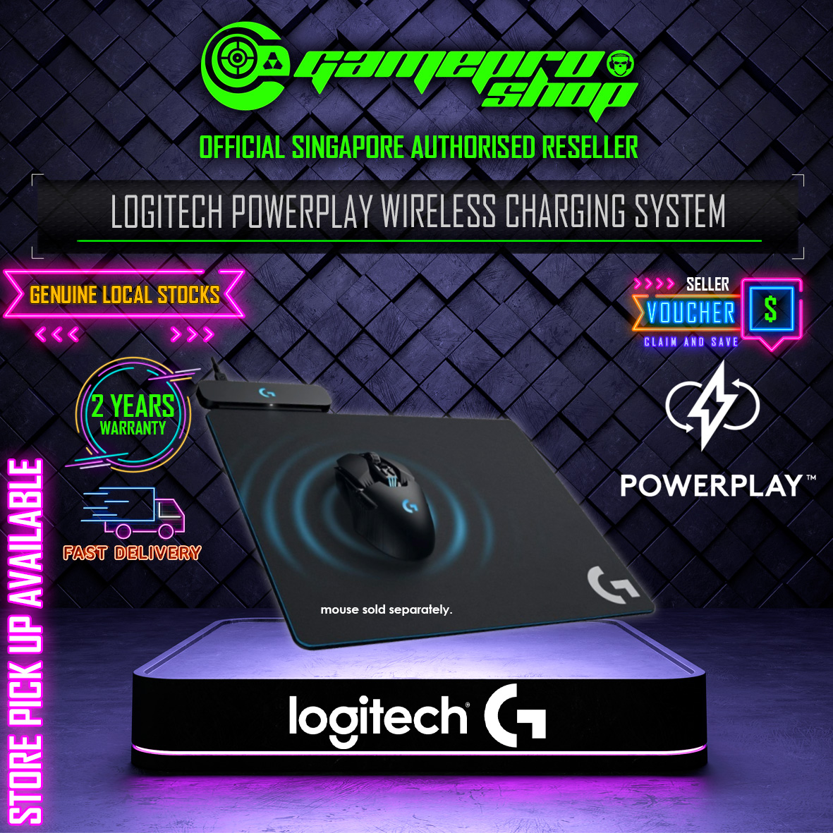 Logitech Powerplay Wireless Charging – 943-000164 (2Y) – GamePro Shop