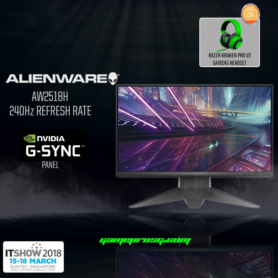 Alienware-aw2518h-gsync-it-show – Gamepro Shop