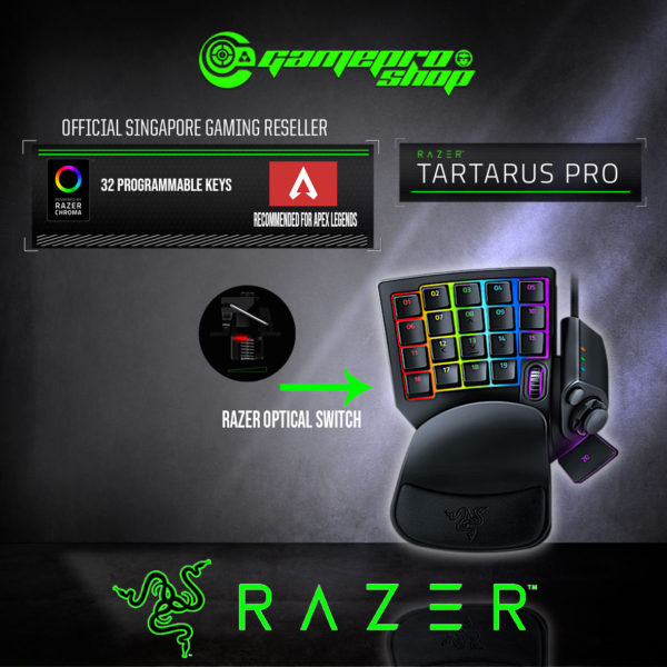 Razer Tartarus Pro Analog Optical Gaming Keypad Rz07 R3m1 1y Gamepro Shop