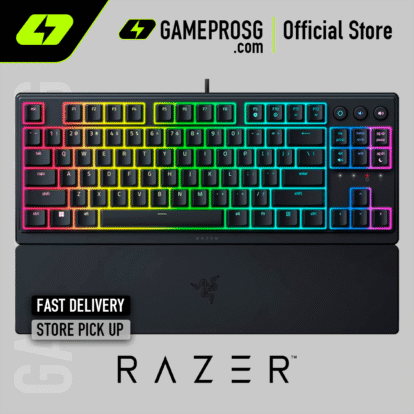 Razer Ornata V3 TKL Tenkeyless Low-profile RGB Mecha-membrane Gaming Keyboard