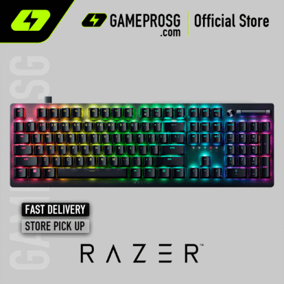 Razer DeathStalker V2 Full Size Wired Optical Linear Gaming Keyboard with Low-Profile Design