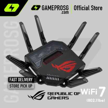 ROG Rapture GT-BE98 Quad-band WiFi 7 (802.11be) Gaming Router / AiMesh support / AiProtectio / 10G ports / VPN