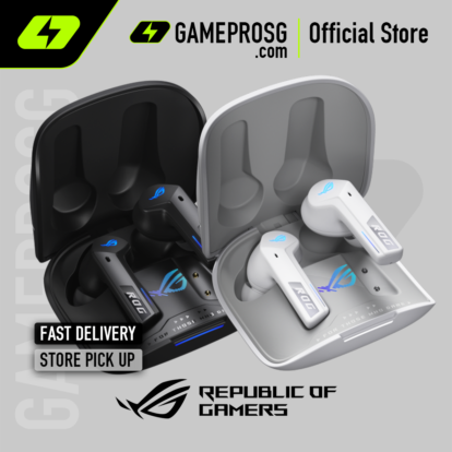 ROG Cetra True Wireless SpeedNova / Dual-mode / ROG SpeedNova wireless technology / ANC / ASUS Aura RGB