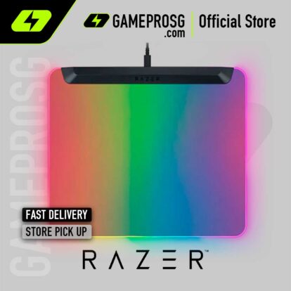 Razer Firefly V2 Pro Hard Surface Fully Illuminated RGB Gaming Mouse Mat - Black